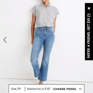 Madewell Cali Demi Boot Jean